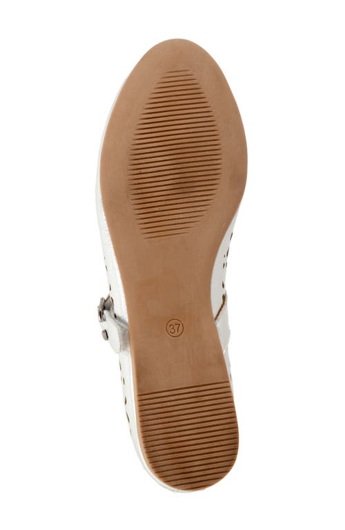 Bueno Kehlani Mary Jane Flat In Dark Silver