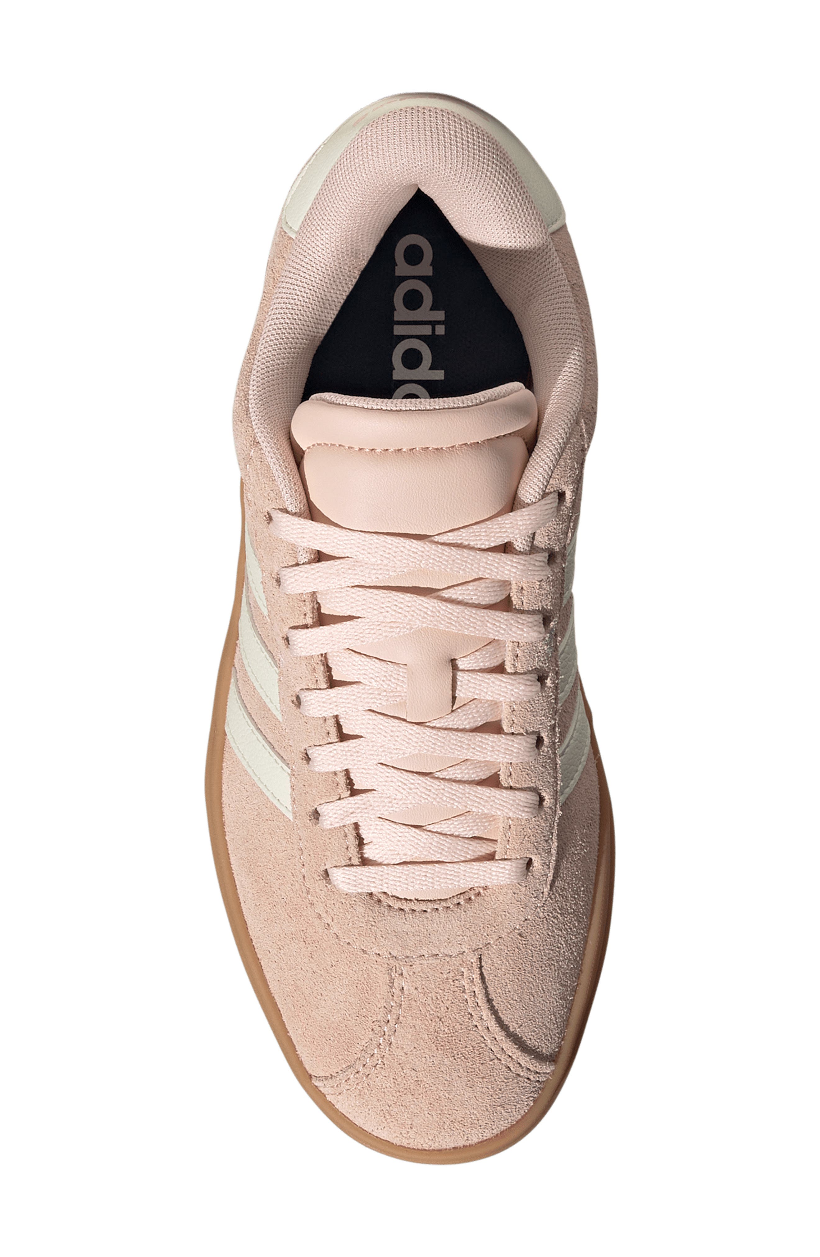 Kids' VL Court Bold Lifestyle Sneaker, Alternate, color, BLUSH PINK/ OFF WHITE/ GUM 3