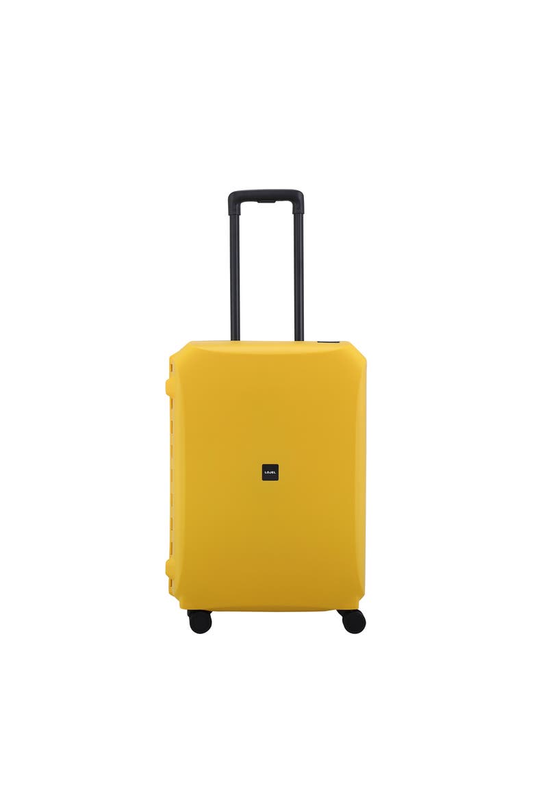 Voja Medium check in 26 inch Lightweight Luggage, Alternate, color, Yolk Yellow