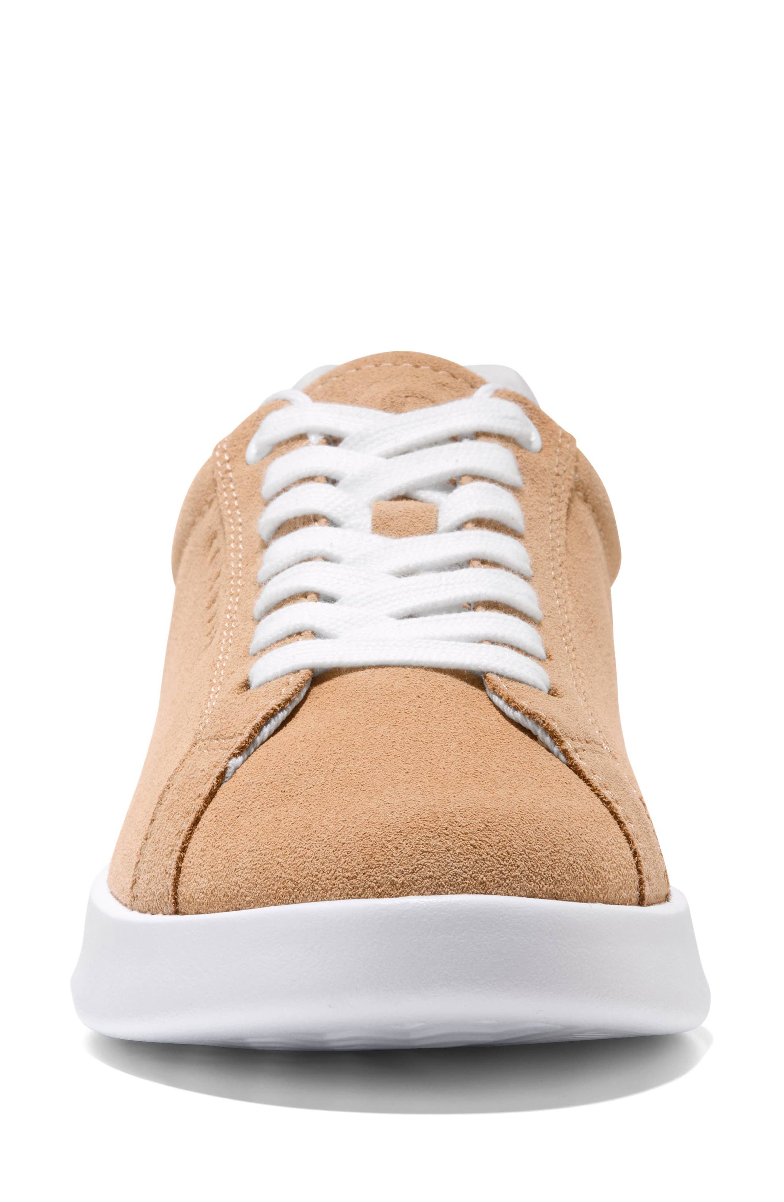 Grand Crosscourt Tennis Shoe, Alternate, color, TUSCAN SAND SUEDE/ WHITE