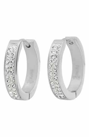 Swarovski Crystal Hoop Earrings