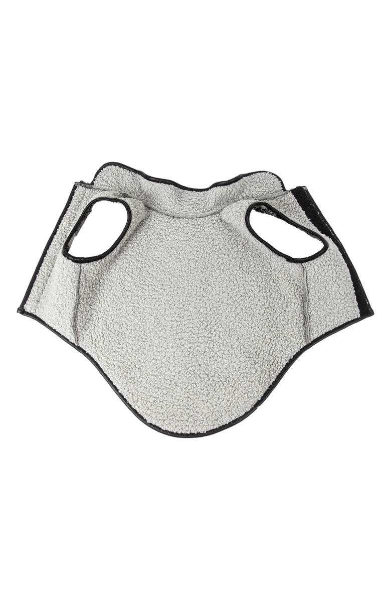 PET LIFE Black Boxer Classical Plaid Insulated Dog Coat, Alternate, color,