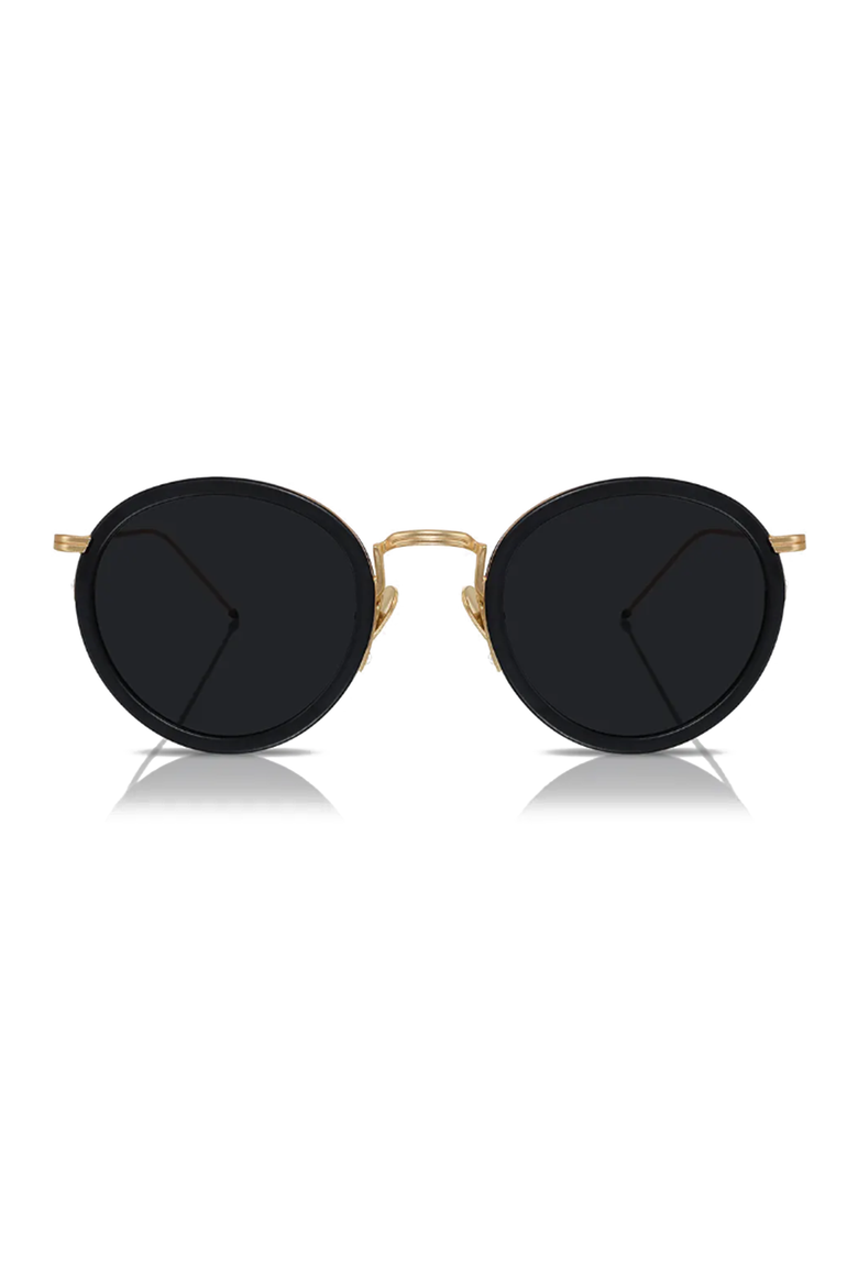 Coco Round Sunglasses, Alternate, color, Black
