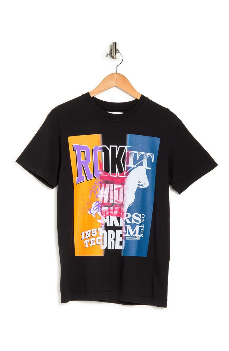Rokit Triple Threat Graphic Tee, Alternate, color, 