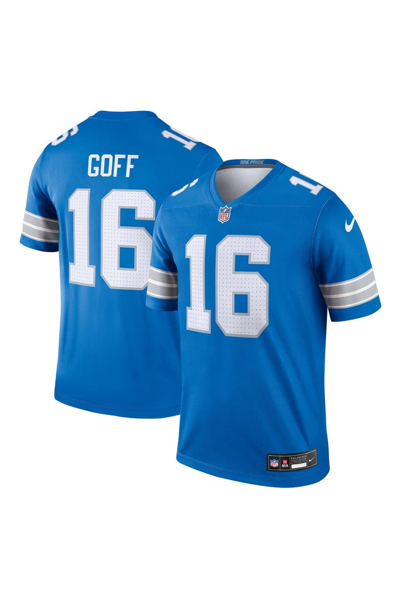Men's Nike Jared Goff Blue Detroit Lions Legend Jersey, Main, color, Blue