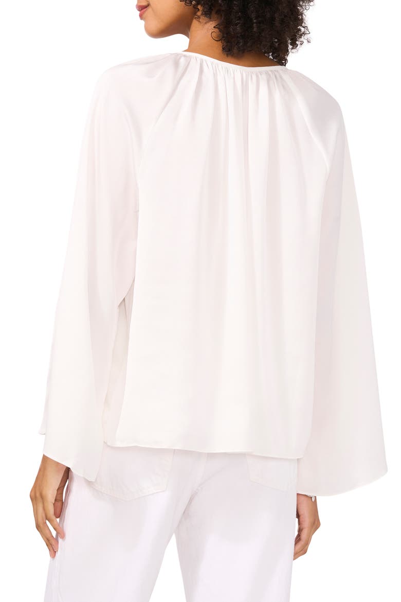 Hammered Satin Top, Alternate, color, NEW IVORY