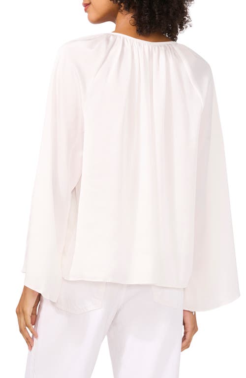 VINCE CAMUTO VINCE CAMUTO HAMMERED SATIN TOP 