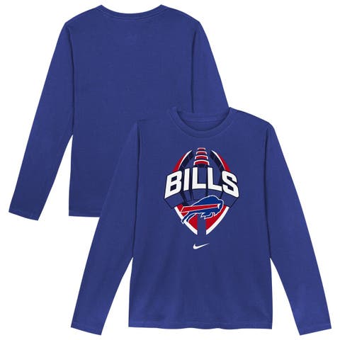 Preschool Nike   Royal Buffalo Bills Primetime Legend Icon Long Sleeve Performance T-Shirt