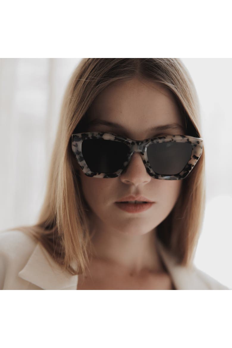 Osca Cream Sunglasses, Alternate, color, Green