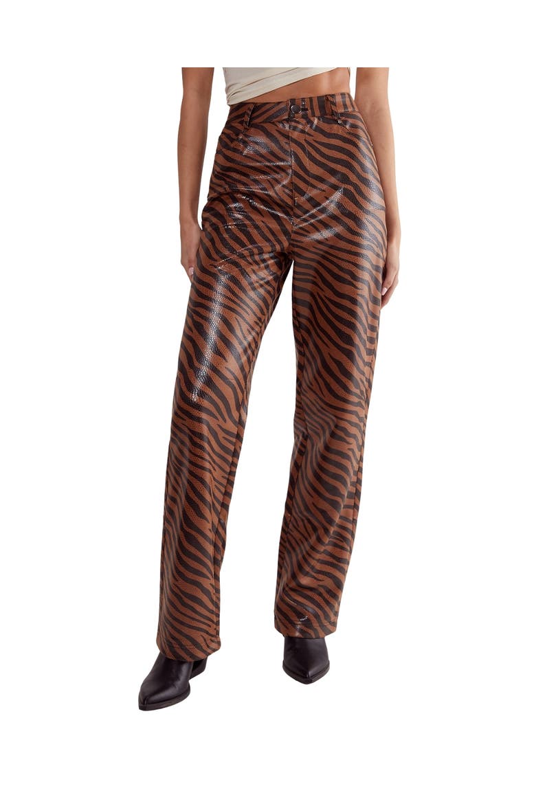 Zebra Straight Leg Pant, Alternate, color, Neutral