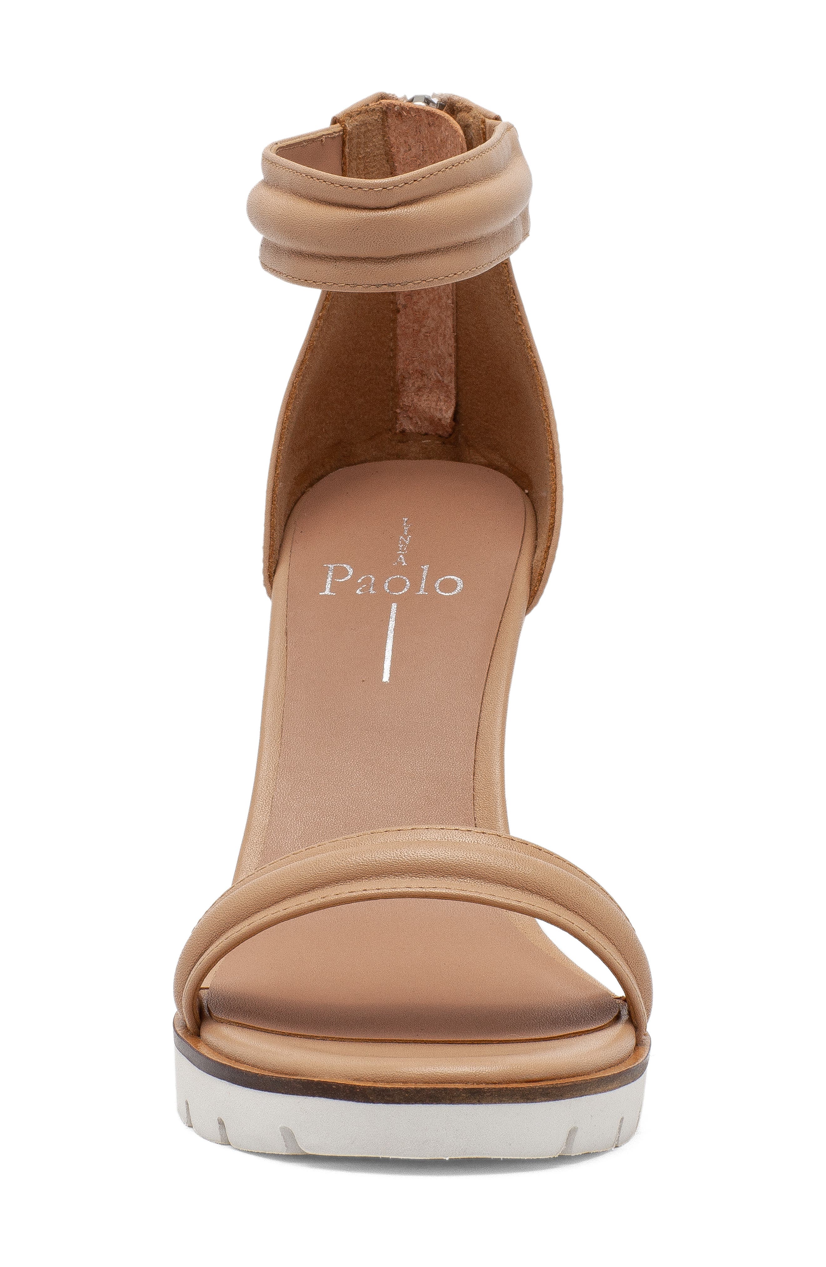 Evyne Wedge Sandal, Alternate, color, DESERT SAND LEATHER