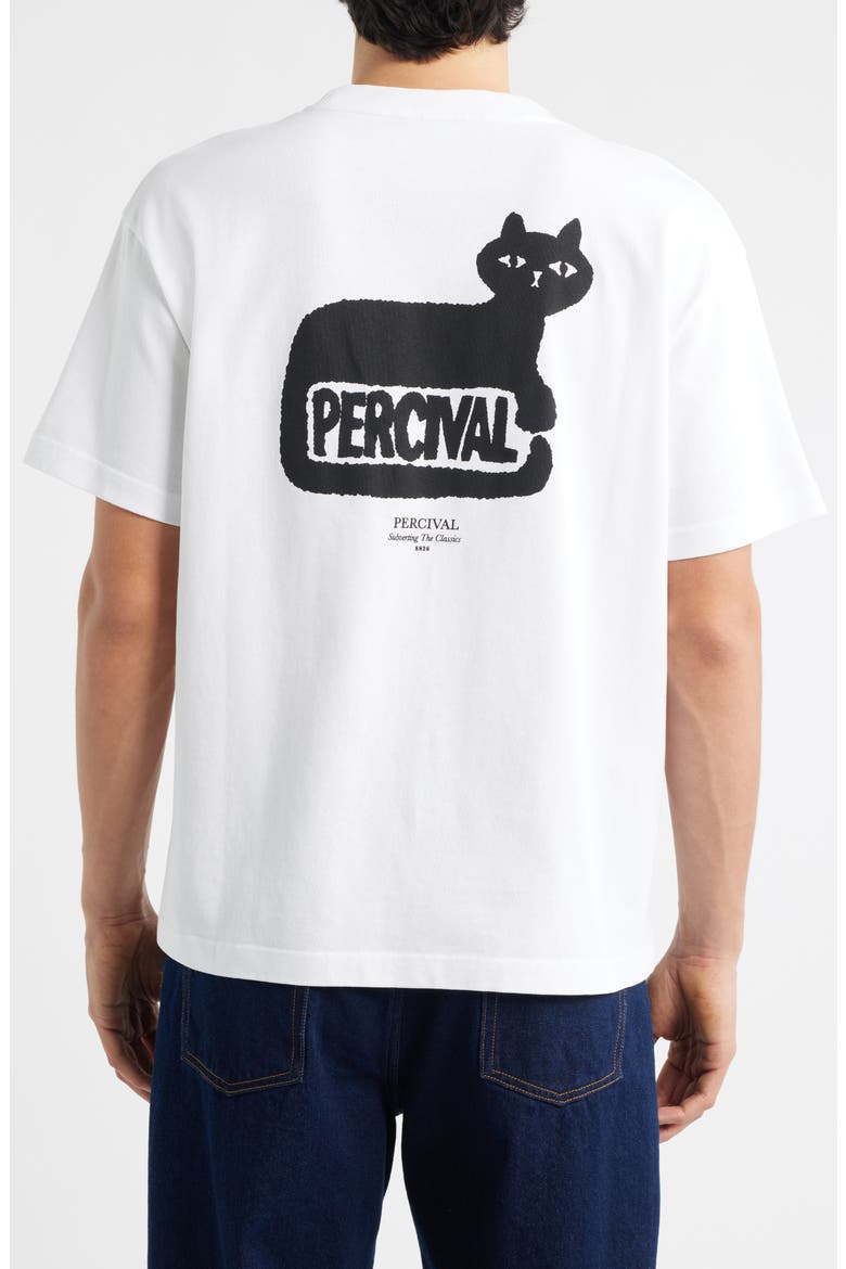 Perci Loaf Oversize Graphic T-Shirt, Alternate, color, WHITE
