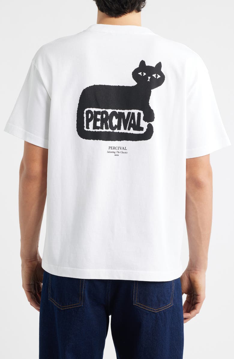 Percival Perci Loaf Oversize Graphic T-Shirt, Alternate, color, White
