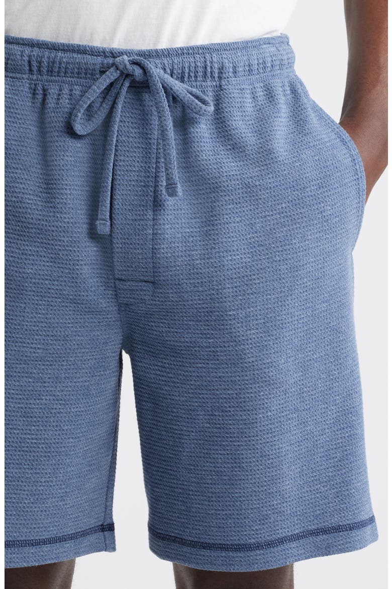 Coastal Heather Lounge Shorts, Alternate, color, HEATHER BLUE
