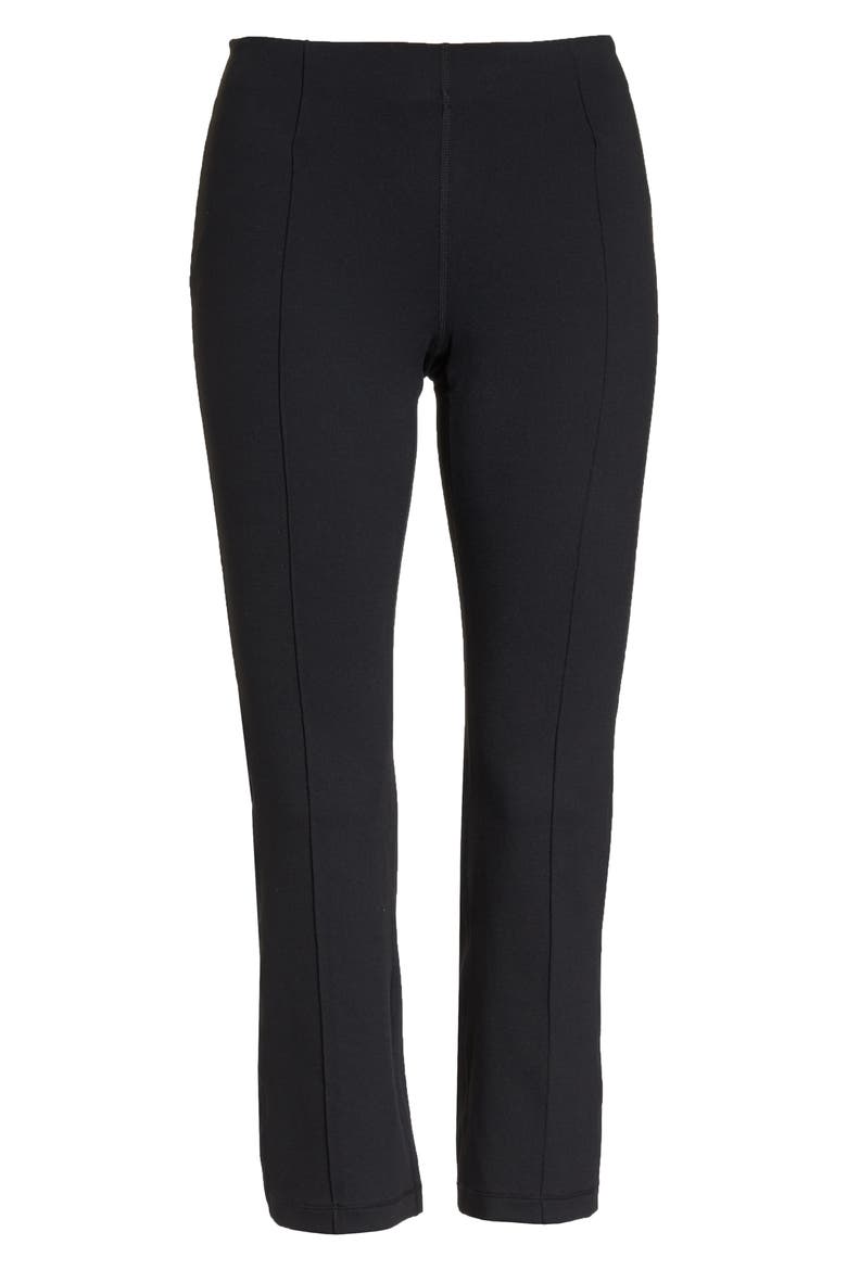 Uptown Flare Midi Pants, Alternate, color, BLACK