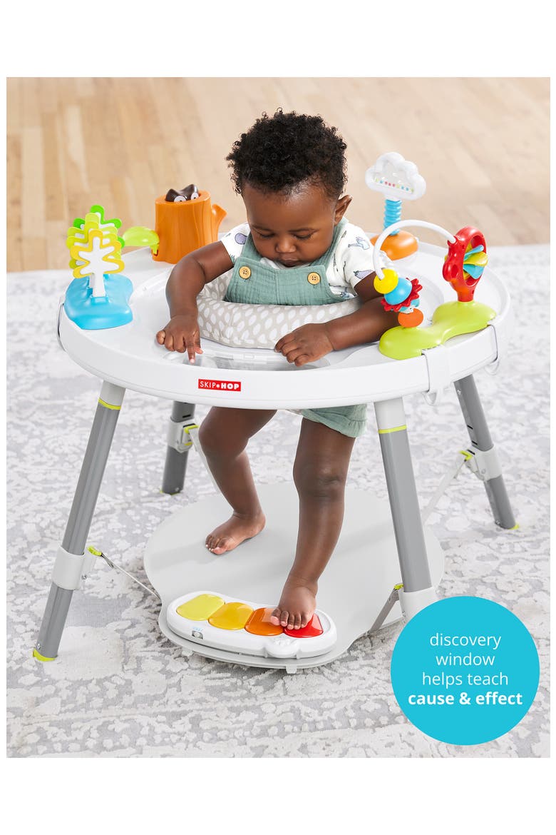 Explore & More Baby's View Three-Stage Activity Center, Alternate, color, MULTI
