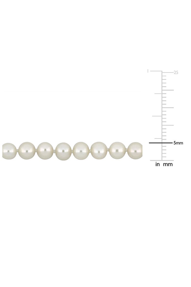 Cultured Pearl Necklace, 5–5.5mm, Alternate, color, WHITE