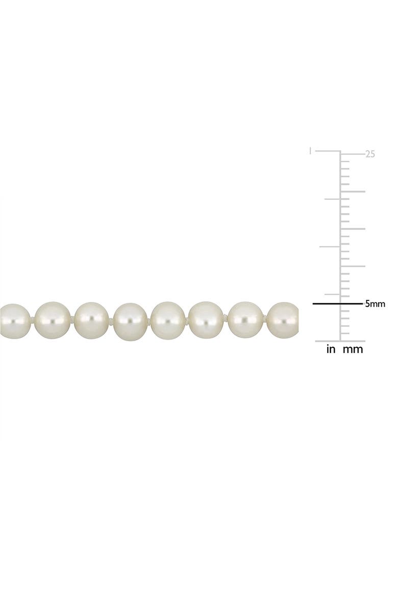 DELMAR Cultured Pearl Necklace, 5–5.5mm, Alternate, color, White