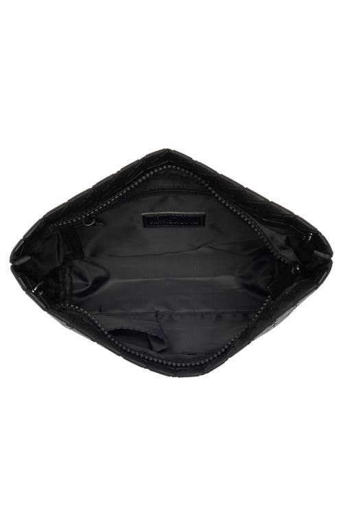 Patrizia Luca Box Pattern Clutch In Black