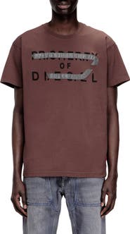 DIESEL® T-Norm Cotton Graphic T-Shirt