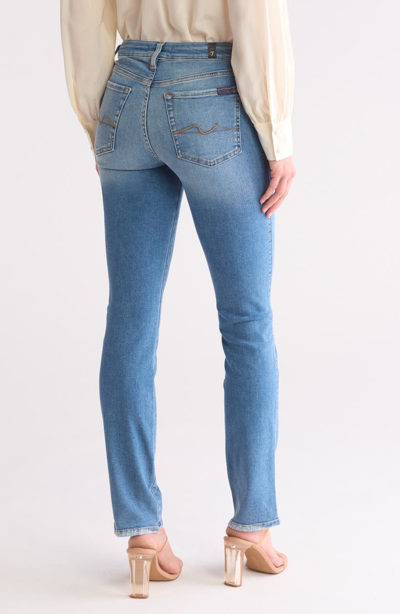 7 For All Mankind Kimmie Straight Leg Jeans, Alternate, color, Bluejay