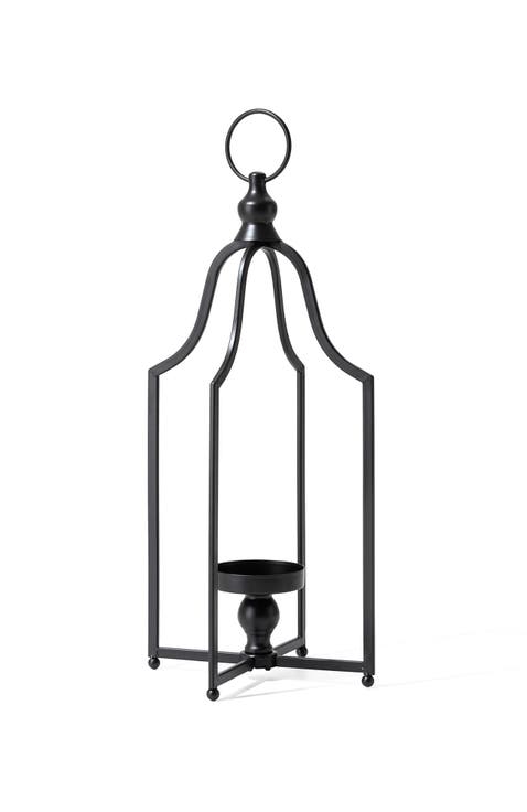 Modern Farmhouse Metal Decorative Lantern Candle Holder