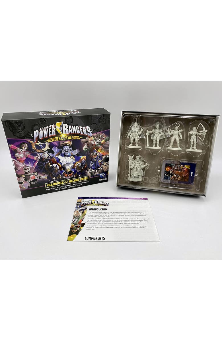 Renegade Game Studios Power Rangers Heroes Of The Grid Villain Pack #2 Machine Empire Expansion, Alternate, color, Multicolored