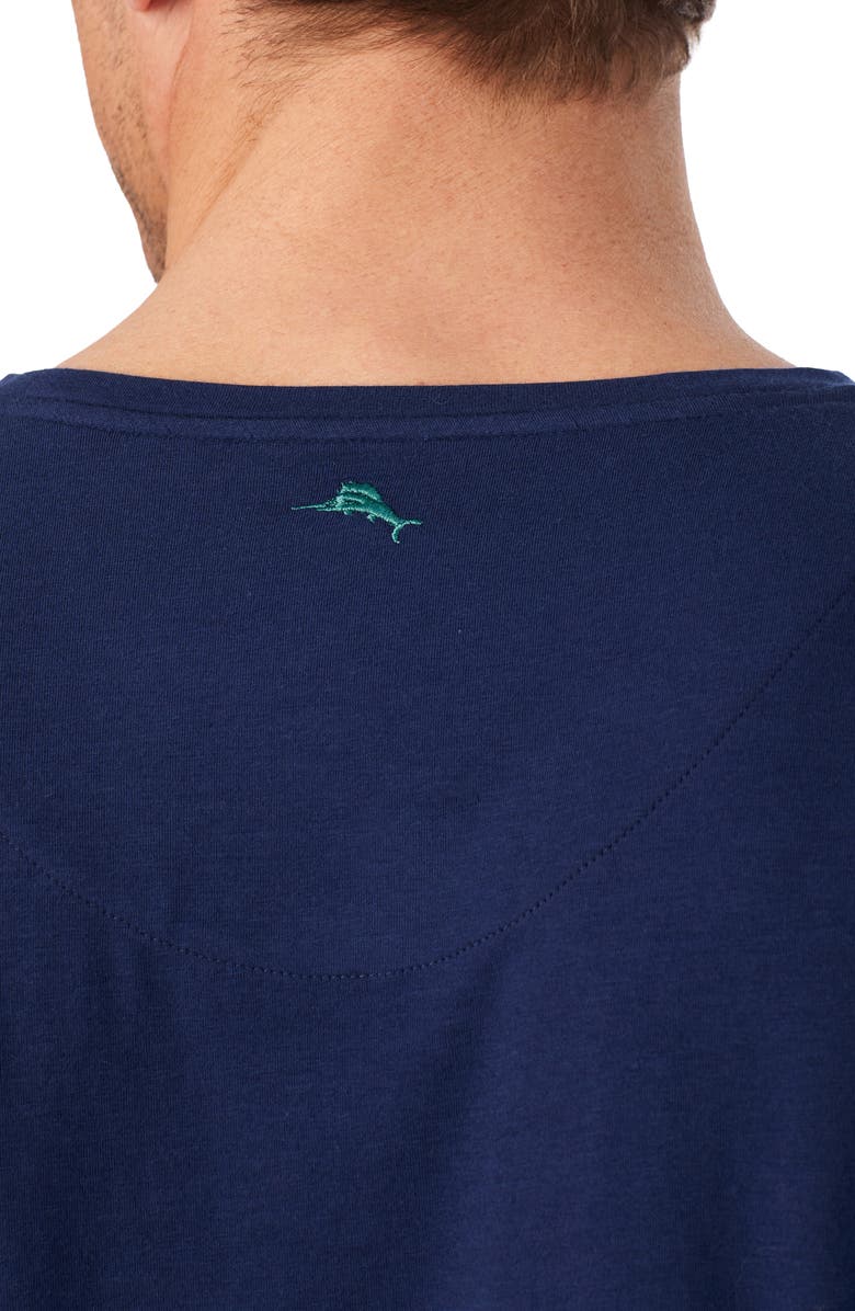 Tommy Bahama Solid Cotton 
Modal Crewneck T-Shirt, Alternate, color, Navy