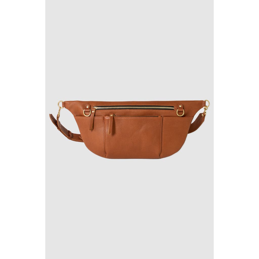 Tah Commuter Fanny Pack In Brown