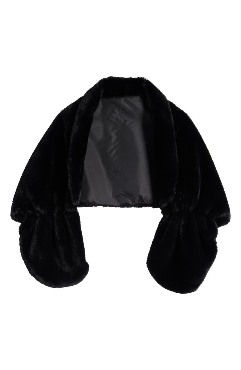 La Fiorentina Faux Fur Capelet, Main, color, 