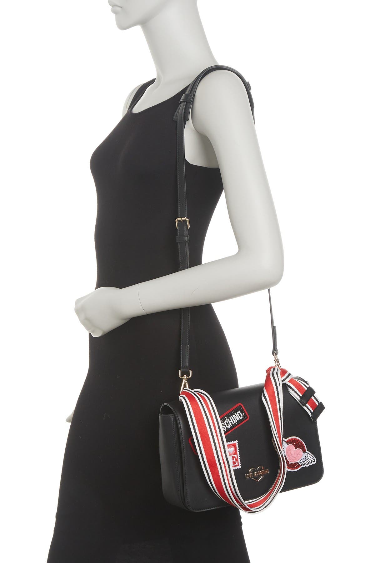 Love Moschino Patchwork Crossbody Bag (Men) | Nordstromrack