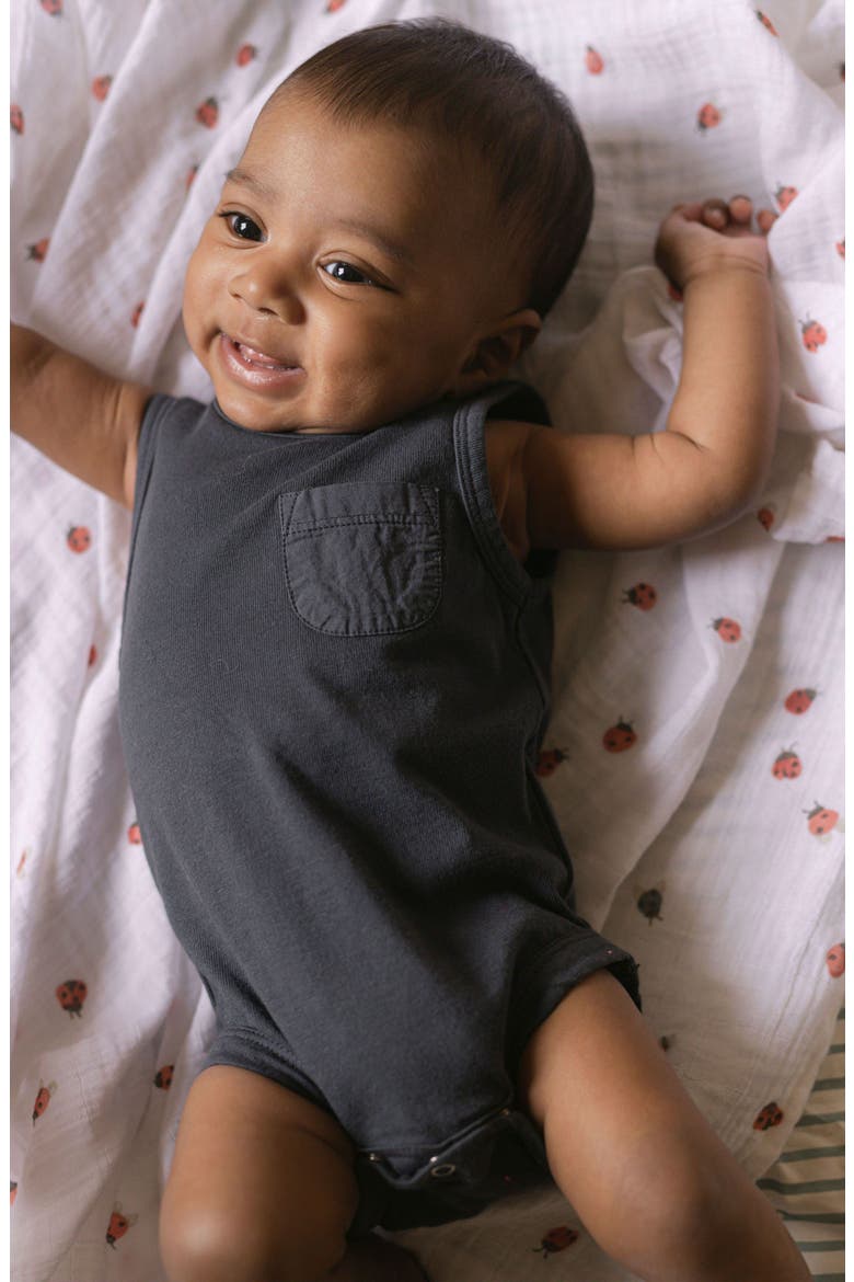 Garment Dyed Tank Bodysuit, Alternate, color, INK BLUE