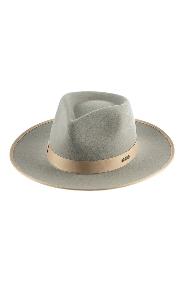 Gigi Pip Monroe Rancher Wool Fedora Hat, Main, color, Light Grey
