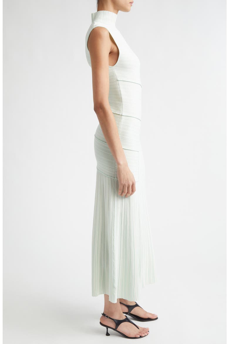 Federica Micropleated Dress, Alternate, color, MINT