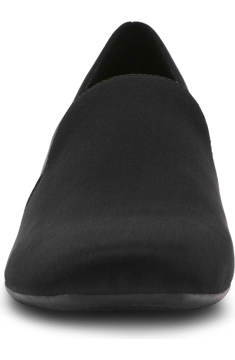 Anne Klein Wendell Wedge Pump, Alternate, color, Black Stretch