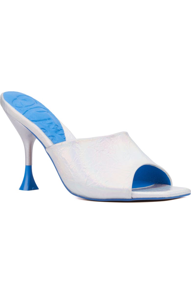 OLIVIA MILLER Unspoken Flare Heel Sandal, Main, color,