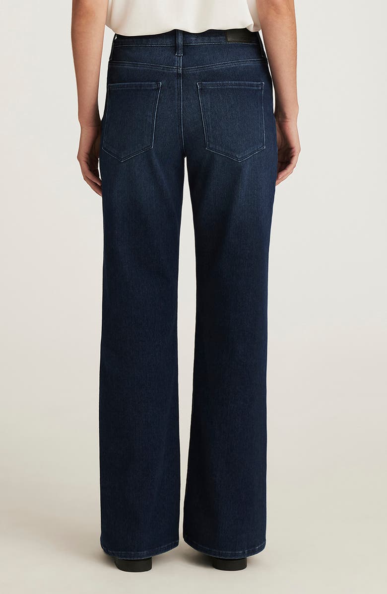 Mavi Jeans Sabrina Mid Rise Wide Leg Jeans, Alternate, color, Dark Blue Move