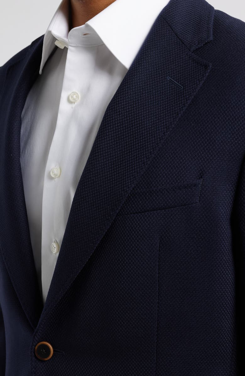 Zanella Herald Textured Stretch Wool Sport Coat, Alternate, color, 