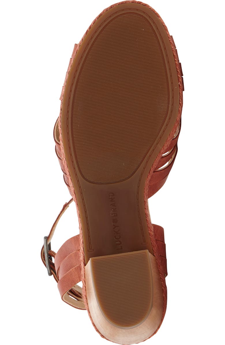 Lucky Brand Noxa Ankle Strap Sandal, Alternate, color,