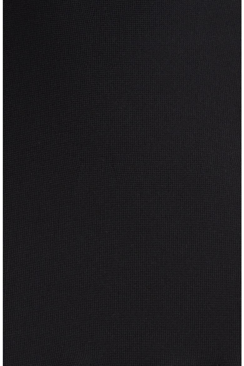 Jesseca Ribbed Sweater Dress, Alternate, color, BLACK
