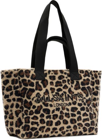 AllSaints Medium Izzy Recycled Polyester Fleece Tote | Nordstrom