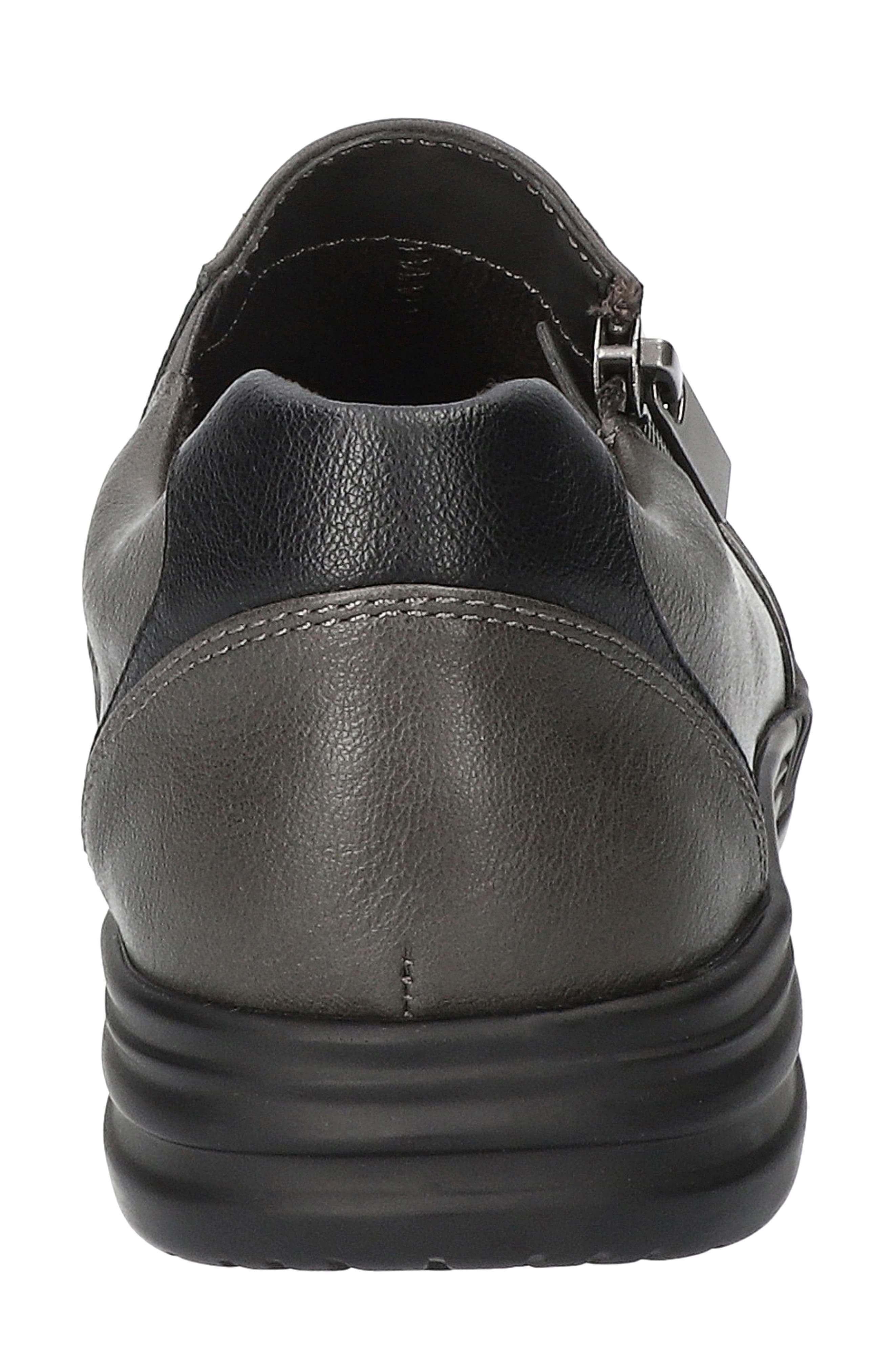 EASY STREET Karol Zip Sneaker, Alternate, color, Grey/Black