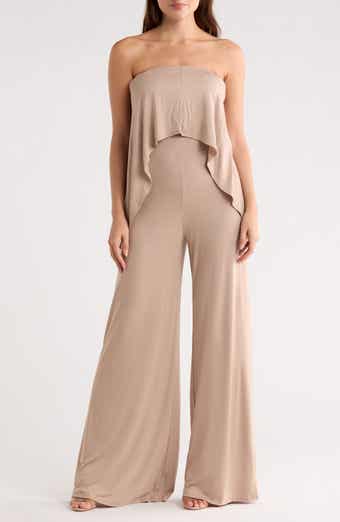 Strapless Popover Jumpsuit