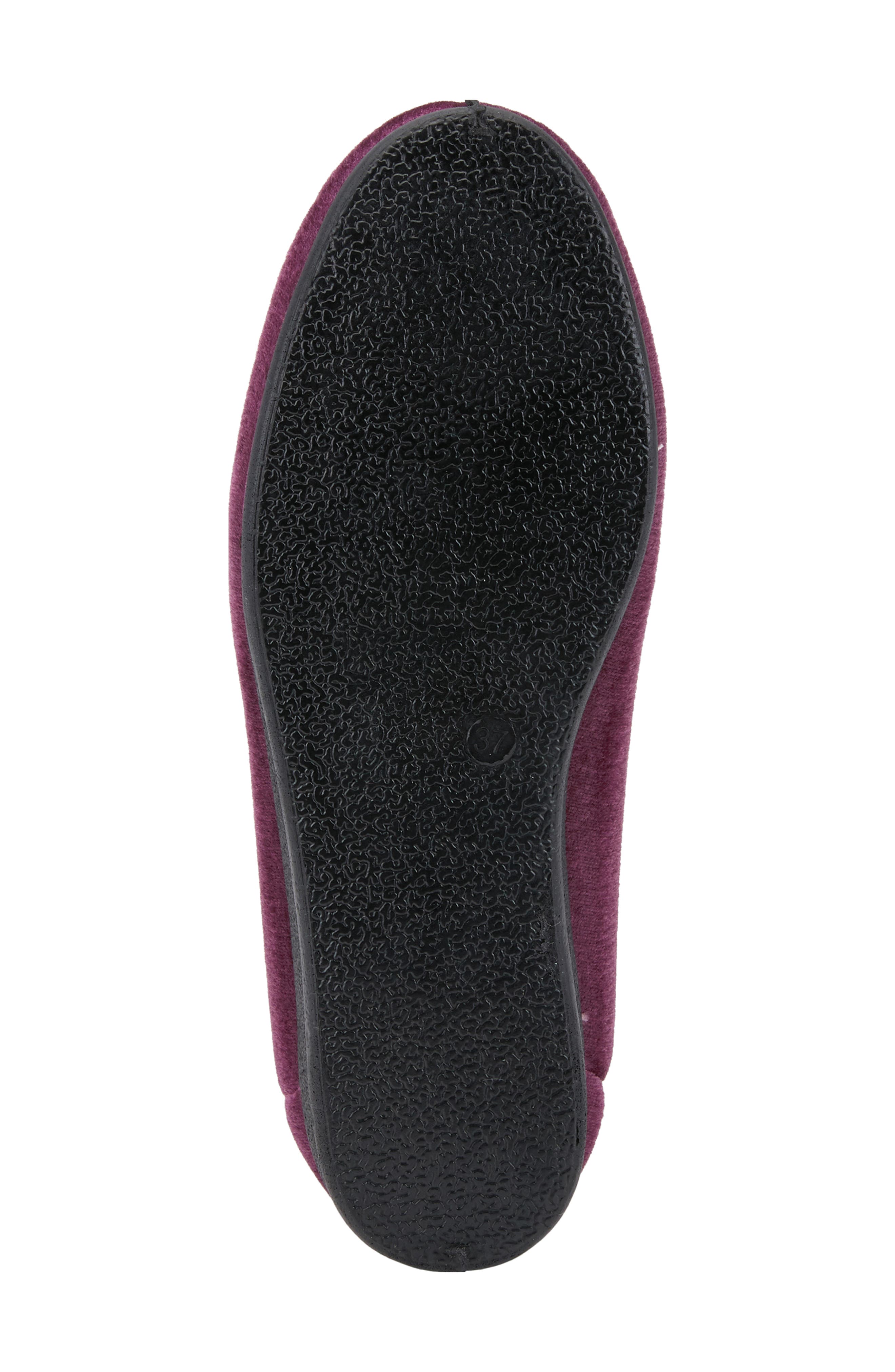 Flexus by Spring Step Roseloud Velvet Slipper, Alternate, color, Purple