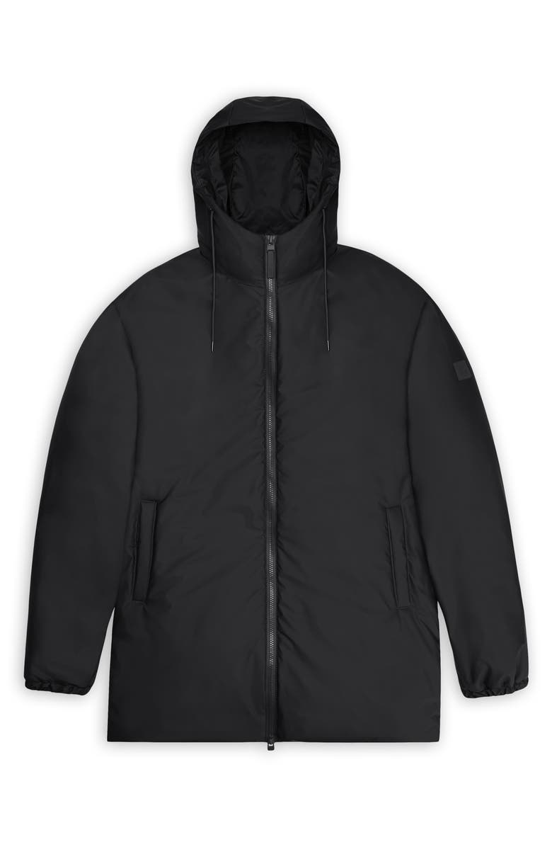 Rains Lohja Long Insulated Rain Jacket, Alternate, color, 