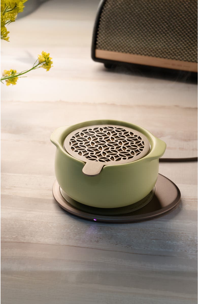 OHOM INC Jun Self-heating Diffuser Set, Alternate, color, Verde Green