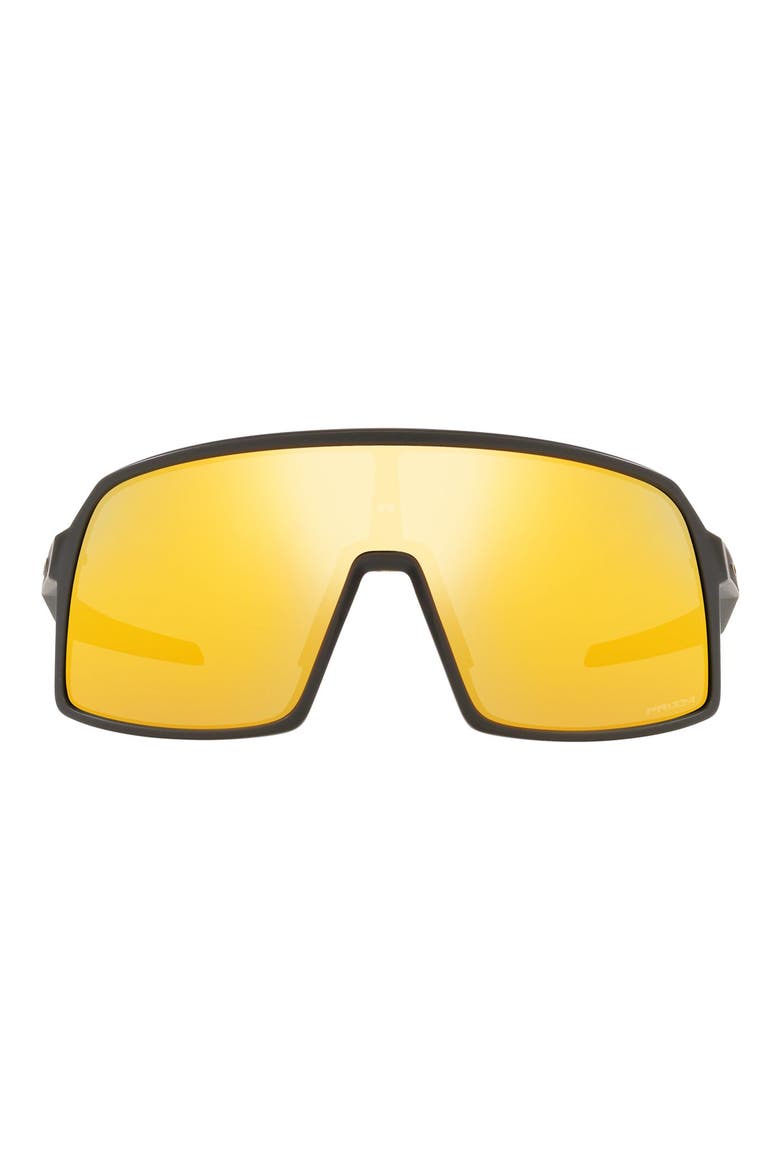 Shield Sunglasses, Main, color, MATTE CARBON/ PRIZM 24K
