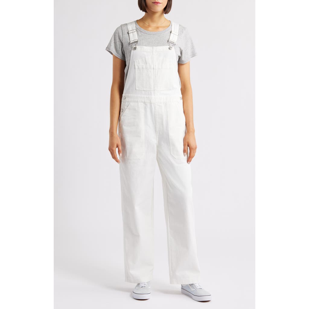 Alex Mill Lili Denim Overalls In White