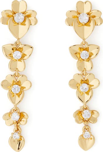 Kate Spade Precious Pansy Wrap Ring & Stud Earrings SET - hotsell ring size 7