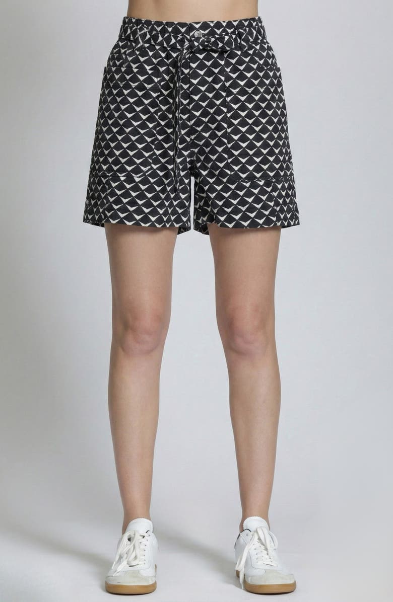 APNY Coastal Tie Waist Shorts, Main, color, 